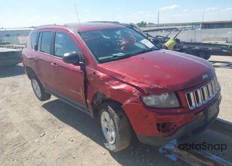 2015 Jeep Compass Sport from USA, damaged, VIN 1C4NJCBA0FD235624